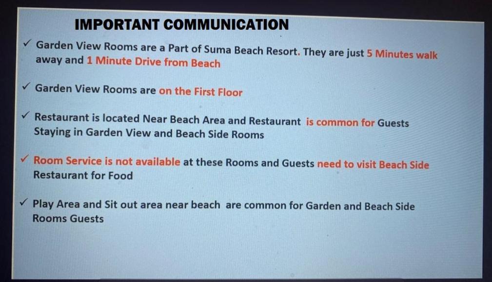 Suma Beach Resort Dāpoli Zewnętrze zdjęcie
